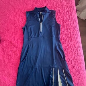 EPNY Navy Blue Sleeveless Golf Dress